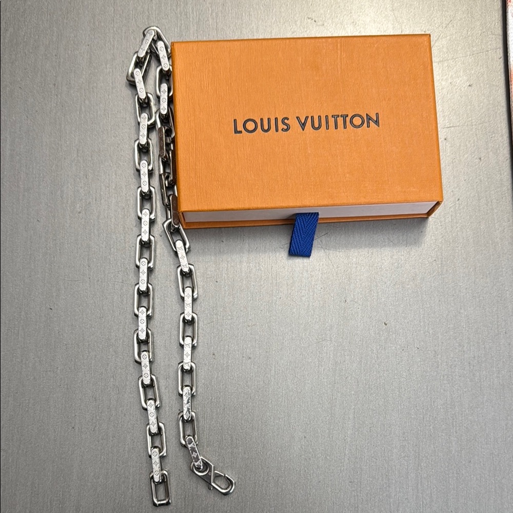 Louis Vuitton Silver Chain Necklace